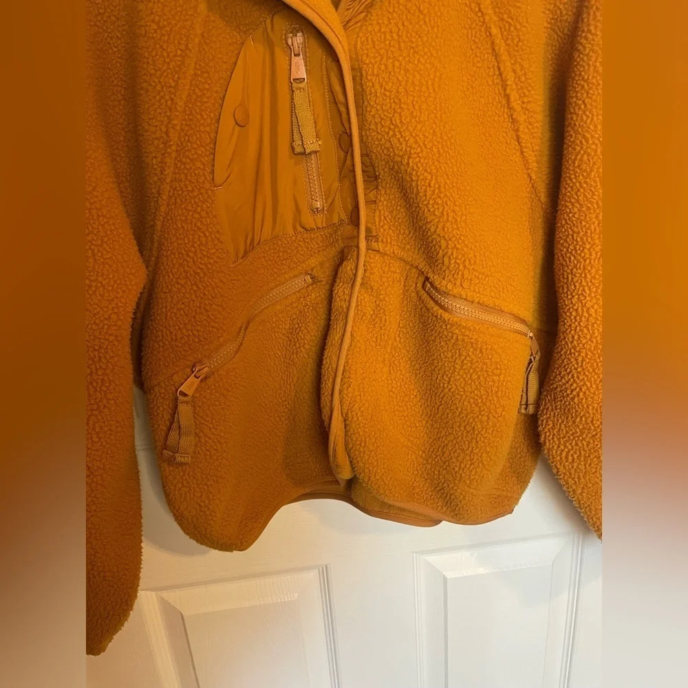 Free People Hit the Slopes Jacket in Russet Orange Size XS